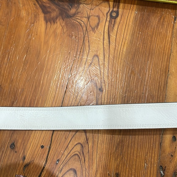 Nike genuine leather reversible grey and white belt size 36 - Picture 10 of 12